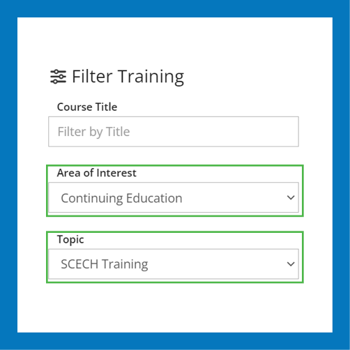 Finding SCECH training